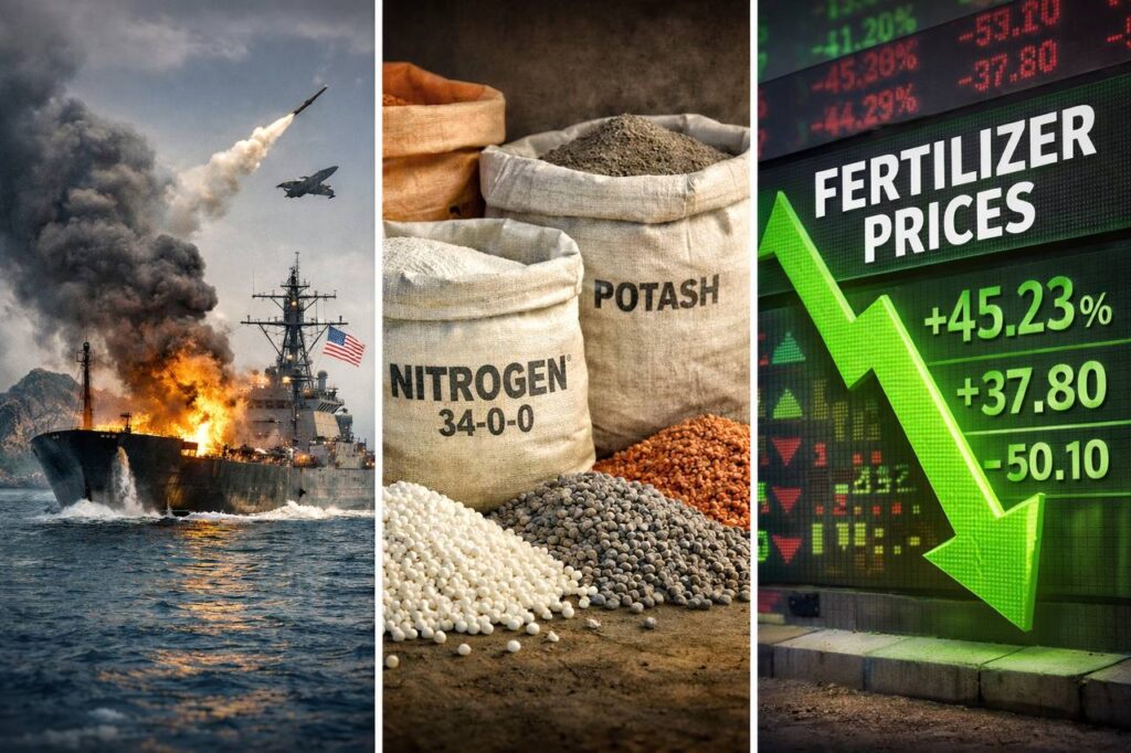 Постер: Глобальний агросектор під ударом: фермери скорочують посіви через дефіцит добрив